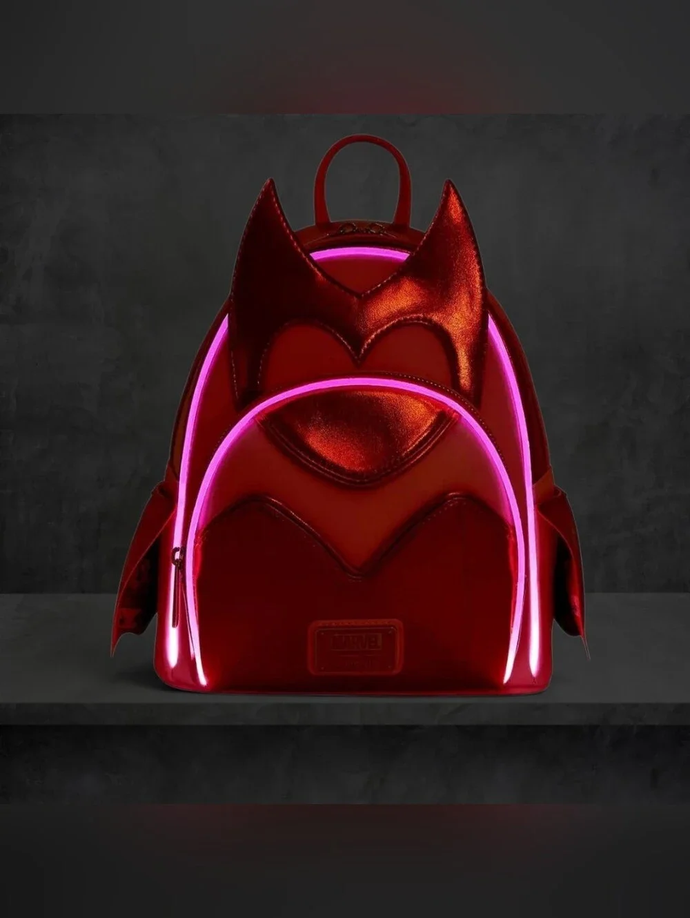 NWT Loungefly Scarlet Witch Wanda Cosplay Light-Up Mini Backpack